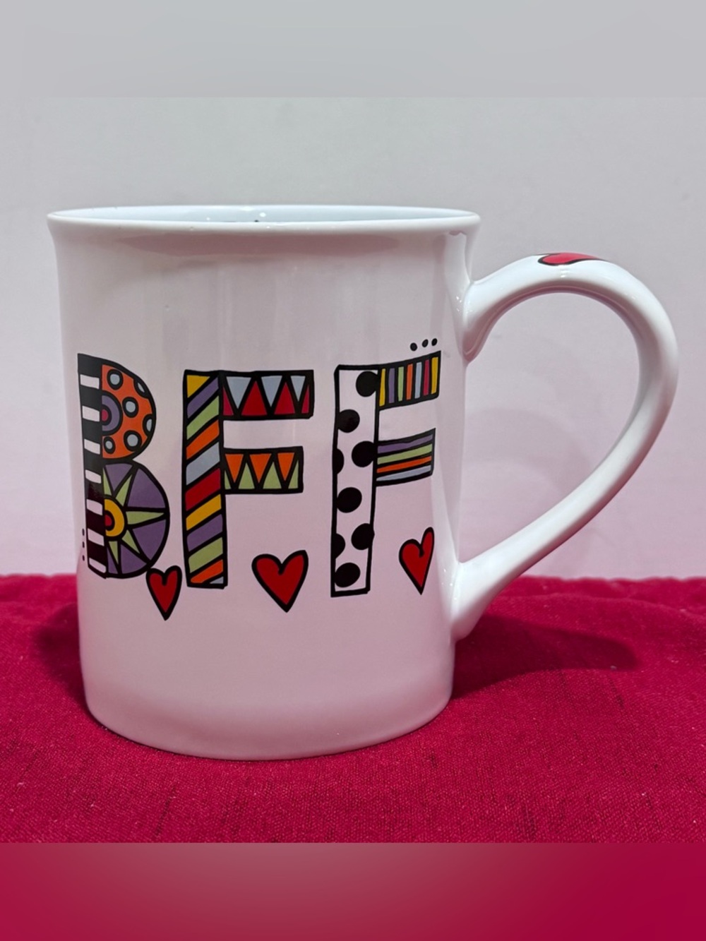 Best Friends Forever B❤️F❤️F Mug Our Name is Mud by Lorrie Veasey UNUSED - Picture 2 of 13
